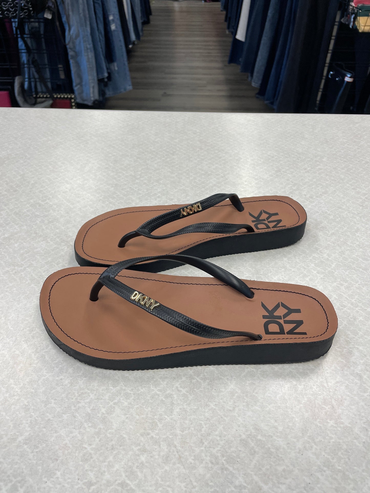 Sandals Flip Flops By Dkny  Size: 6