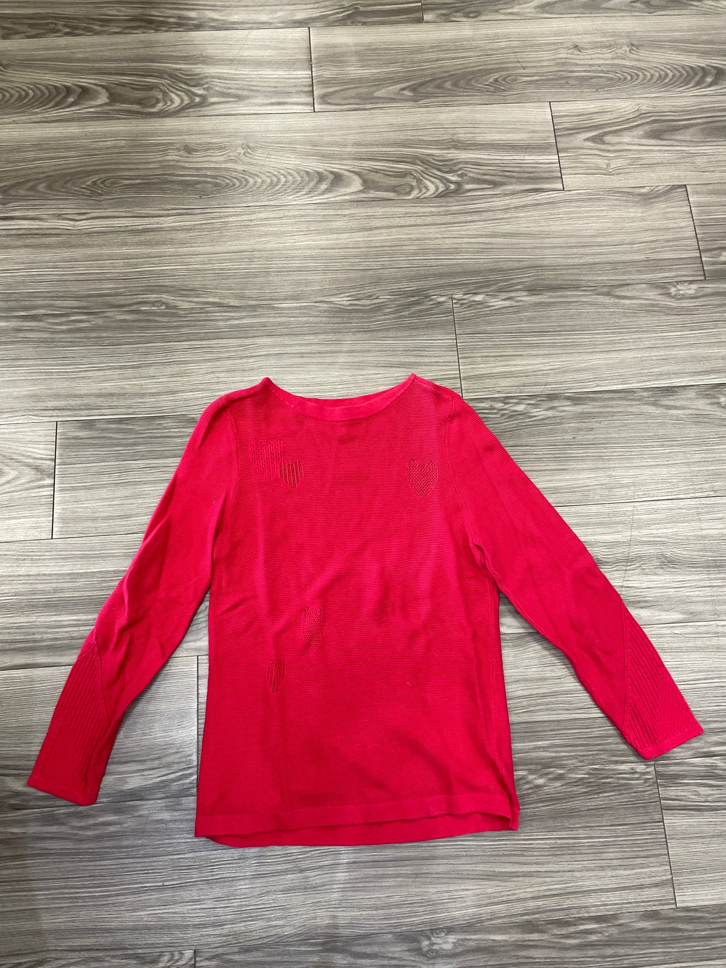 Sweater By Christopher And Banks In Red, Size: M