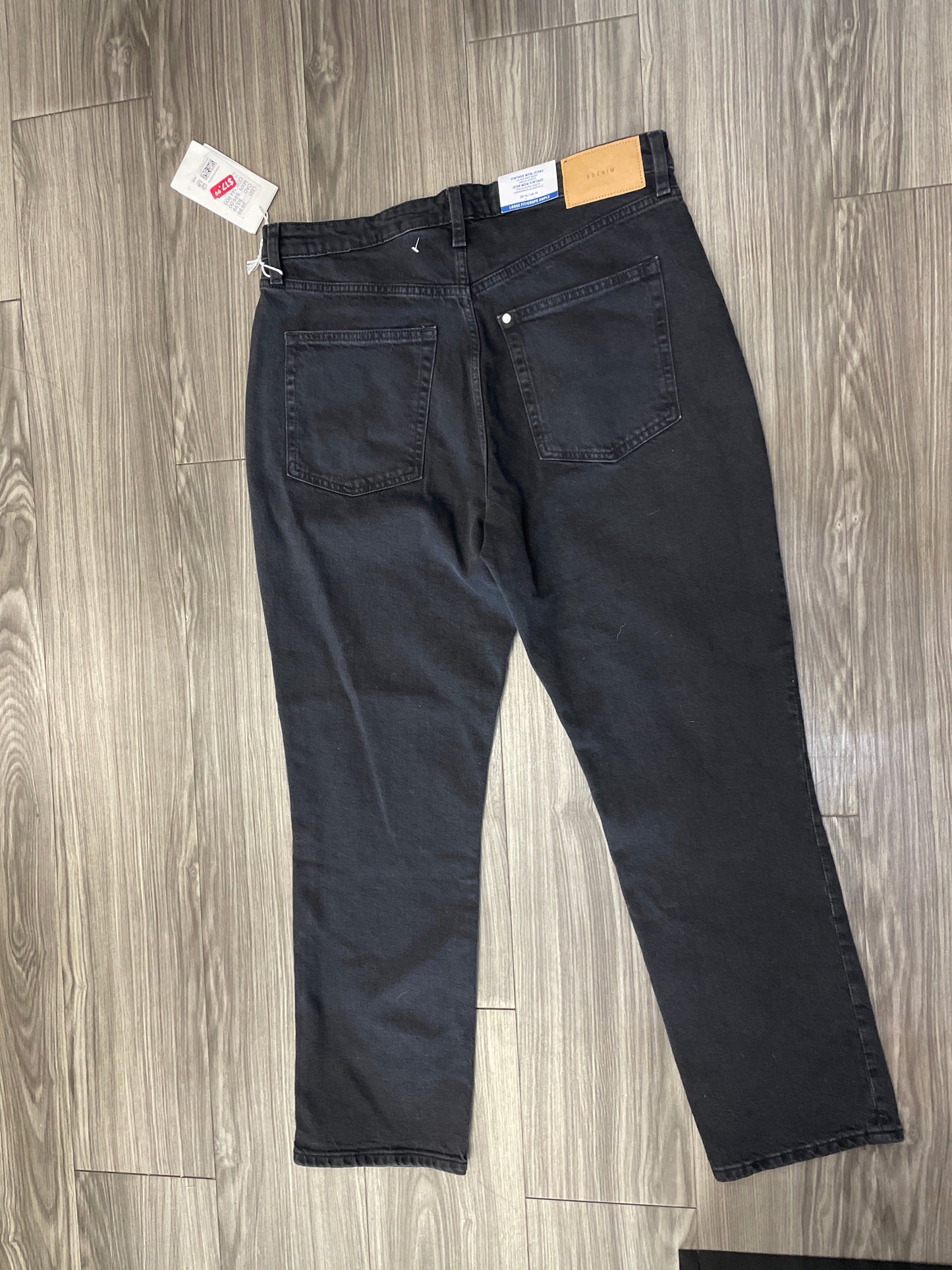 Jeans Boyfriend By H&m In Black, Size: 14