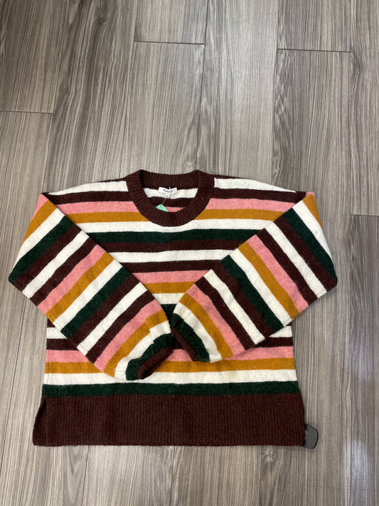 Sweater By Madewell In Striped Pattern, Size: M