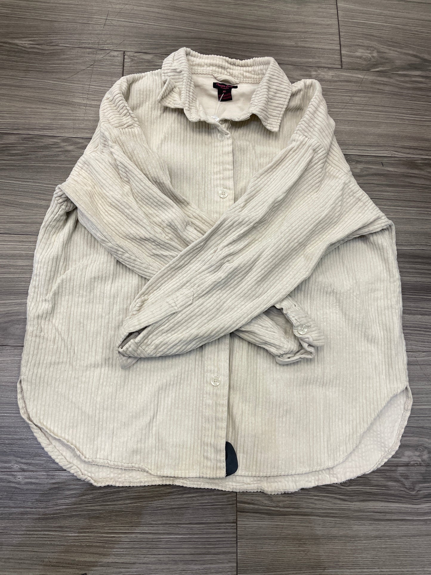 Jacket Other By Clothes Mentor In White, Size: Xl