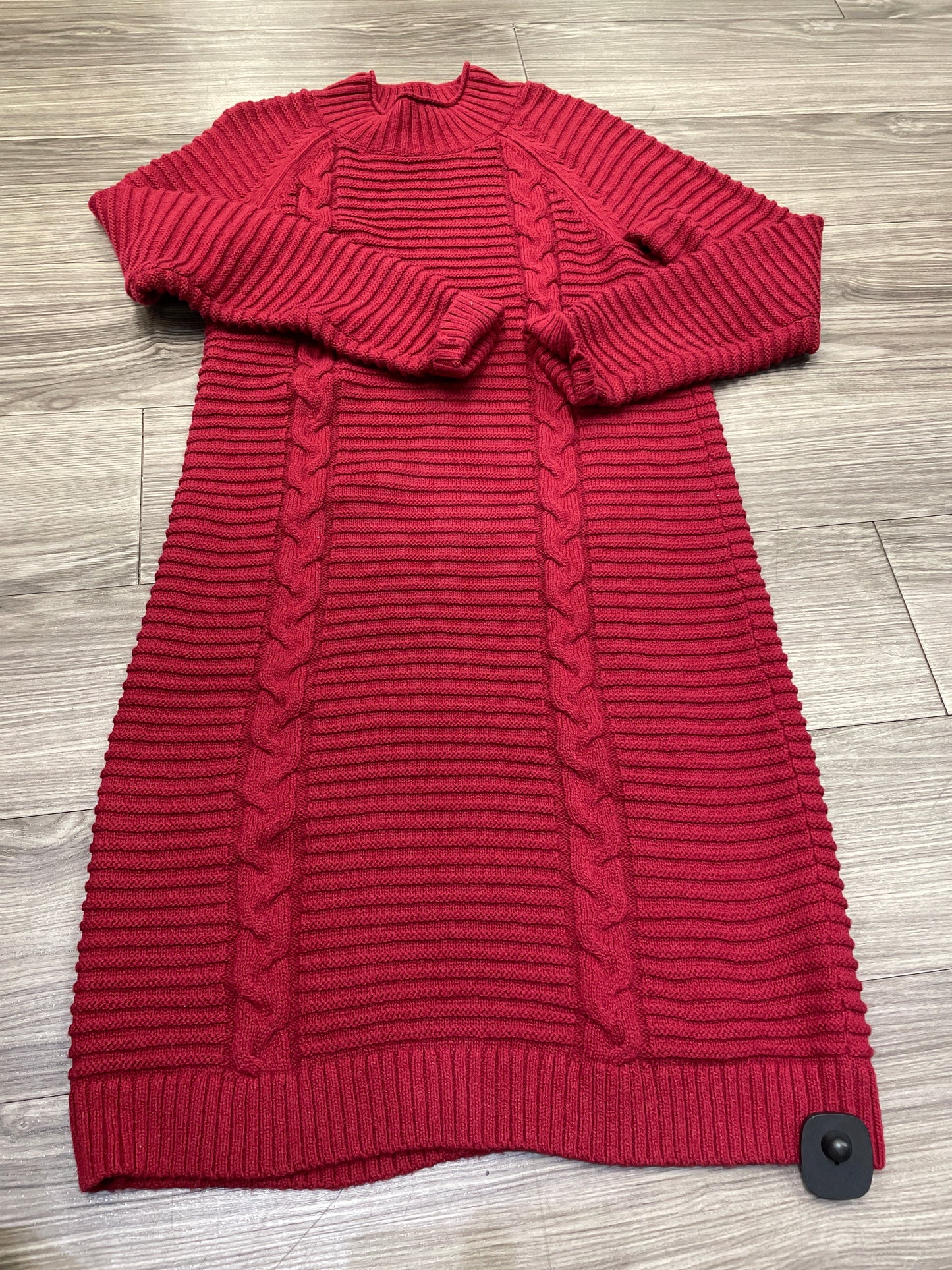 Dress Sweater By Banana Republic In Red, Size: M