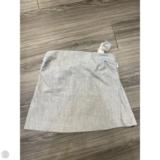 Skirt Mini & Short By Abercrombie And Fitch In Grey, Size: L