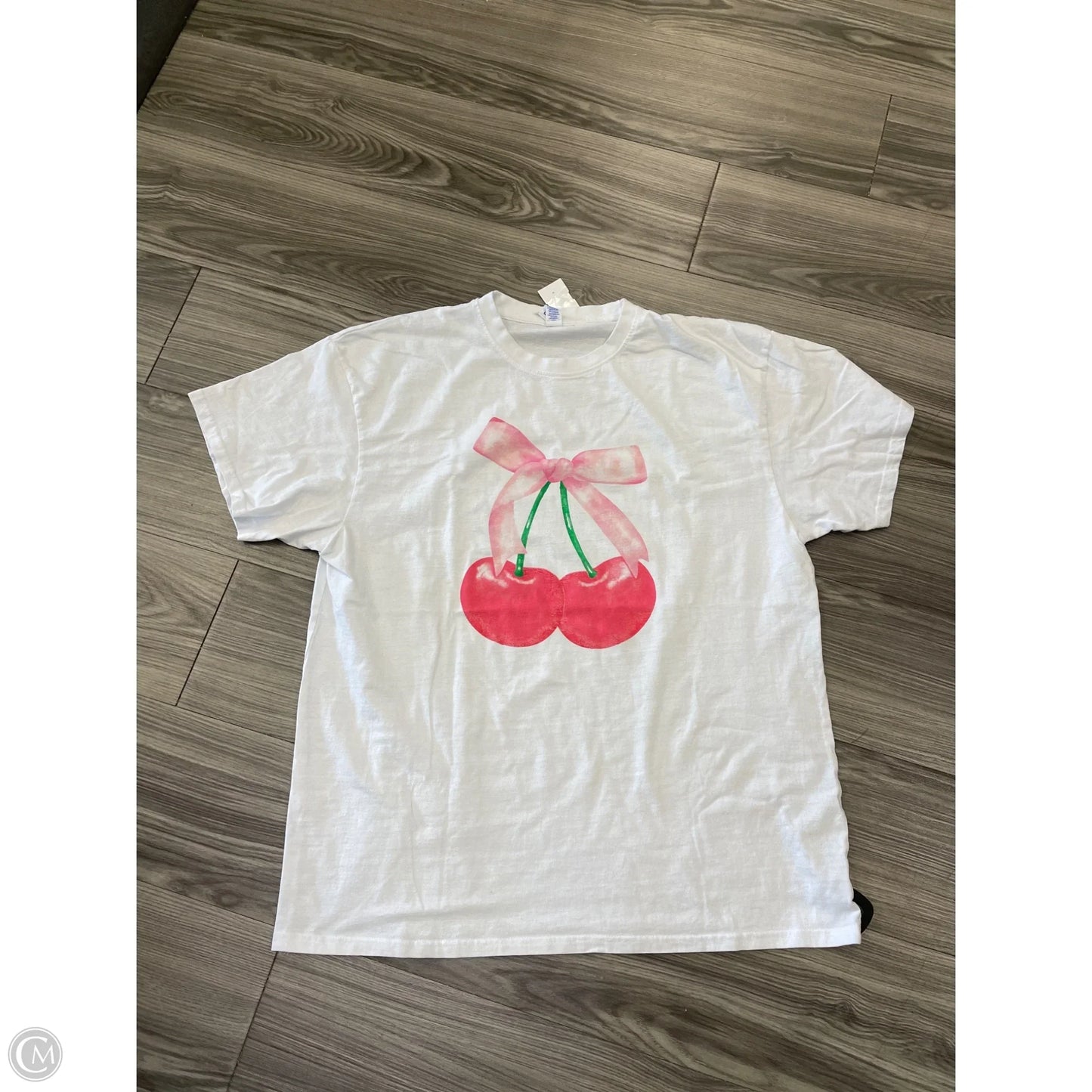 Top Short Sleeve By Clothes Mentor In White, Size: 2x