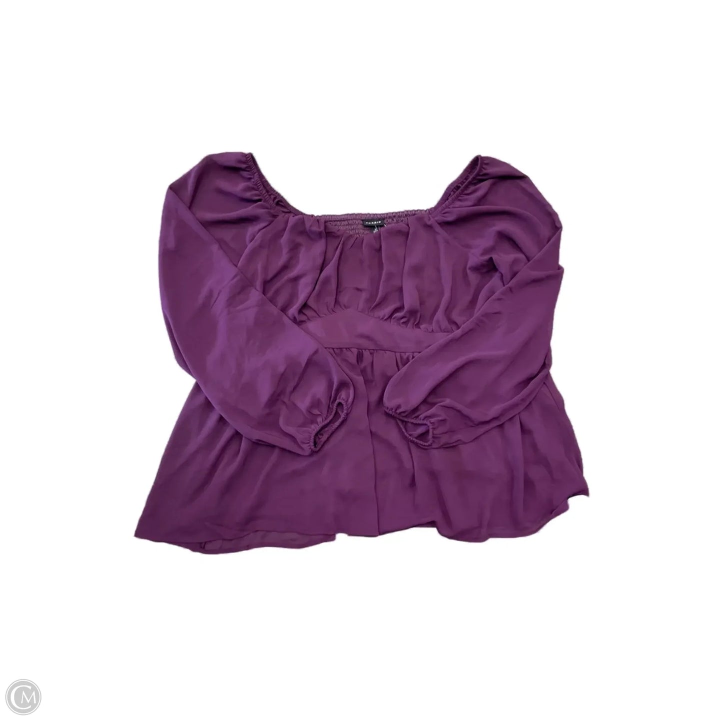 Top Long Sleeve By Torrid In Purple, Size: 3x
