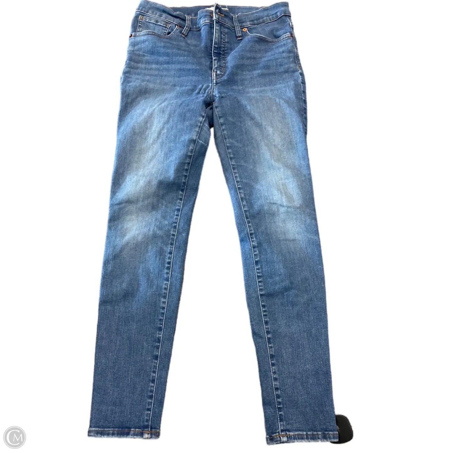 Jeans Skinny By Madewell In Blue, Size: 10