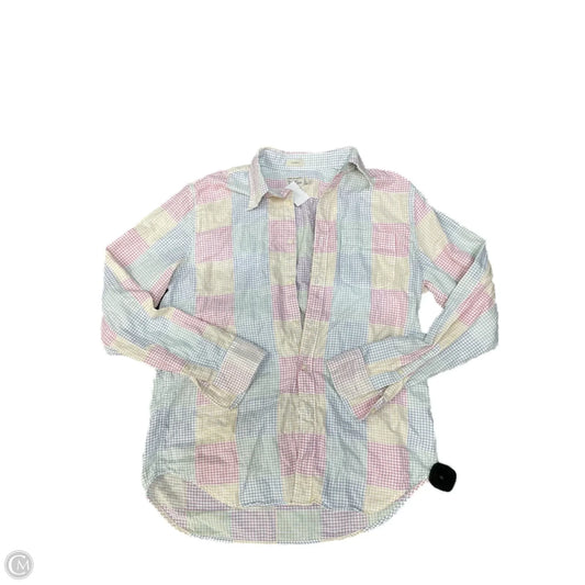 Top Long Sleeve By J. Crew In Multi-colored, Size: M