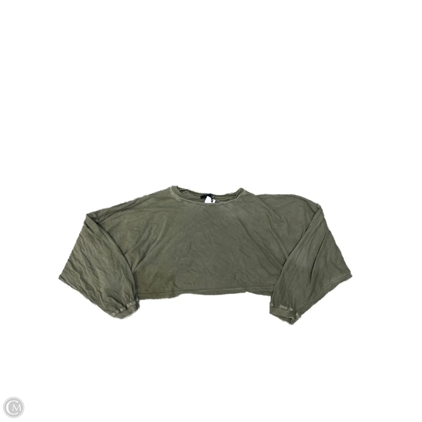 Top Long Sleeve By Clothes Mentor In Green, Size: M