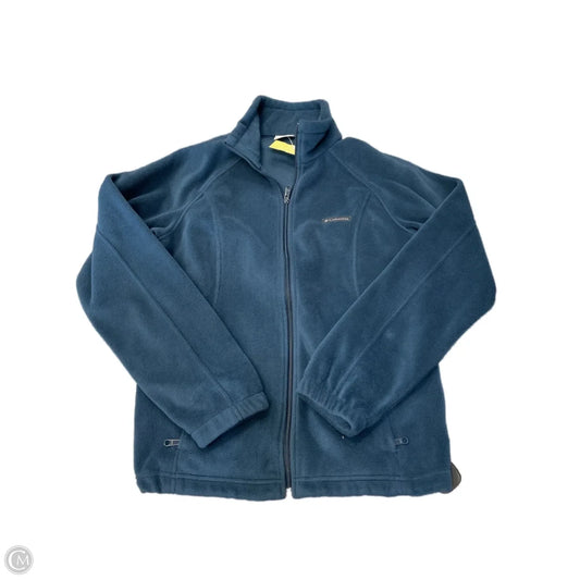 Athletic Jacket By Columbia In Blue, Size: L