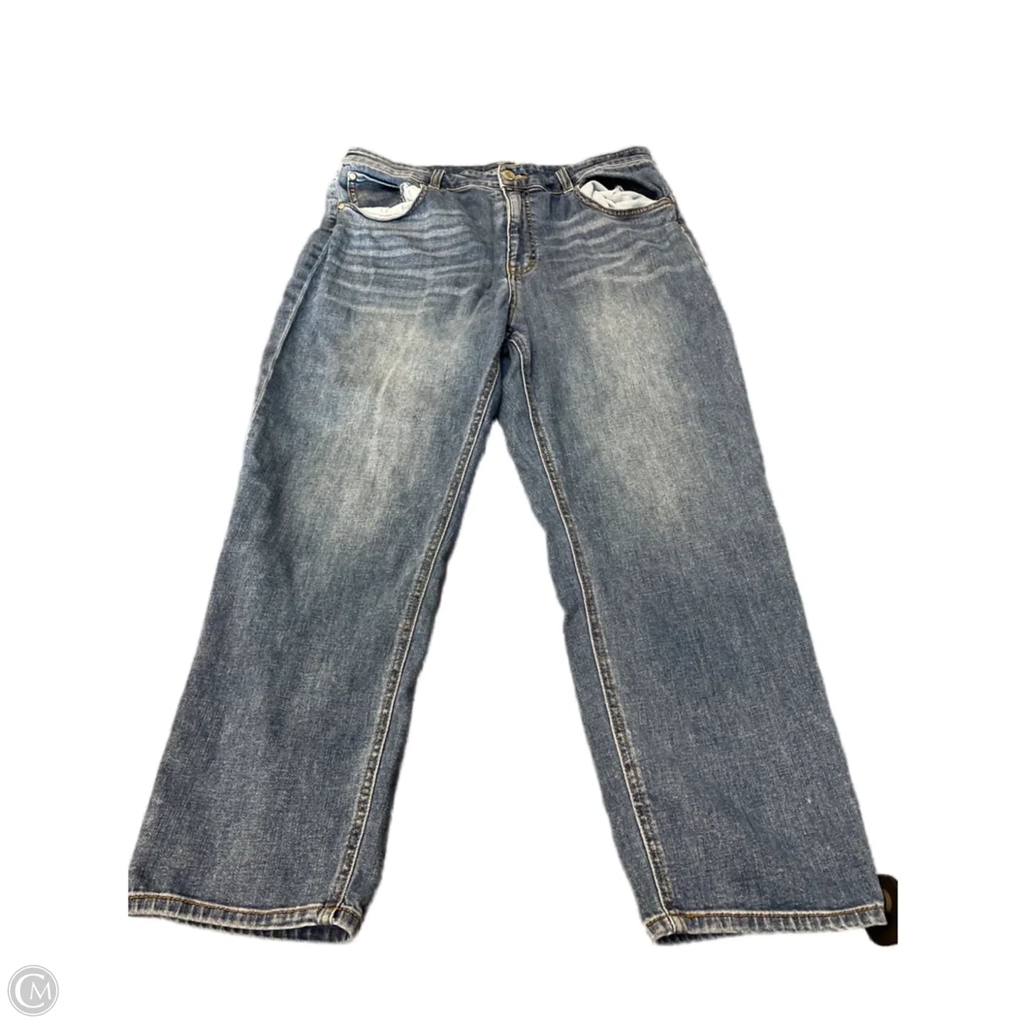 Jeans Straight By Time And Tru In Blue, Size: 20