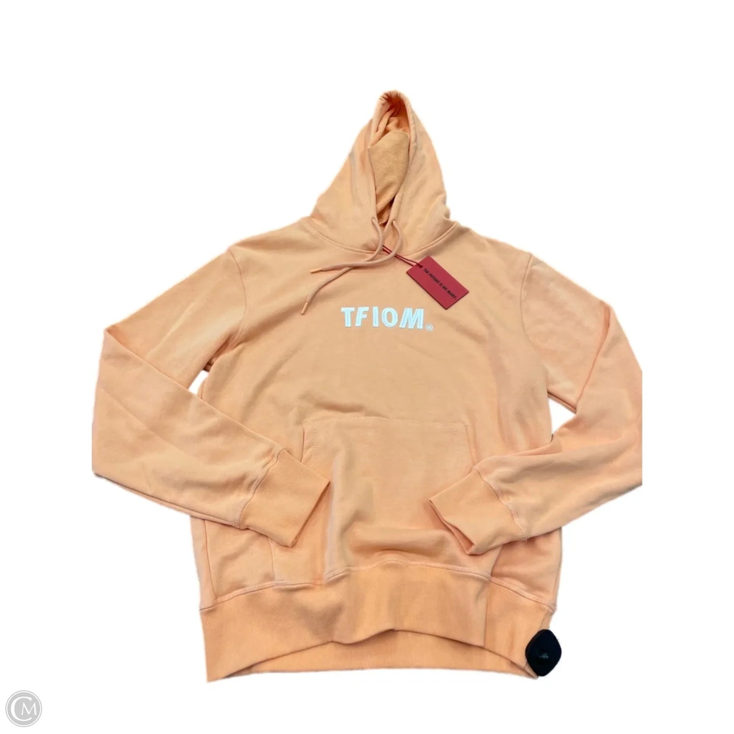 Sweatshirt Hoodie By Clothes Mentor In Orange, Size: M