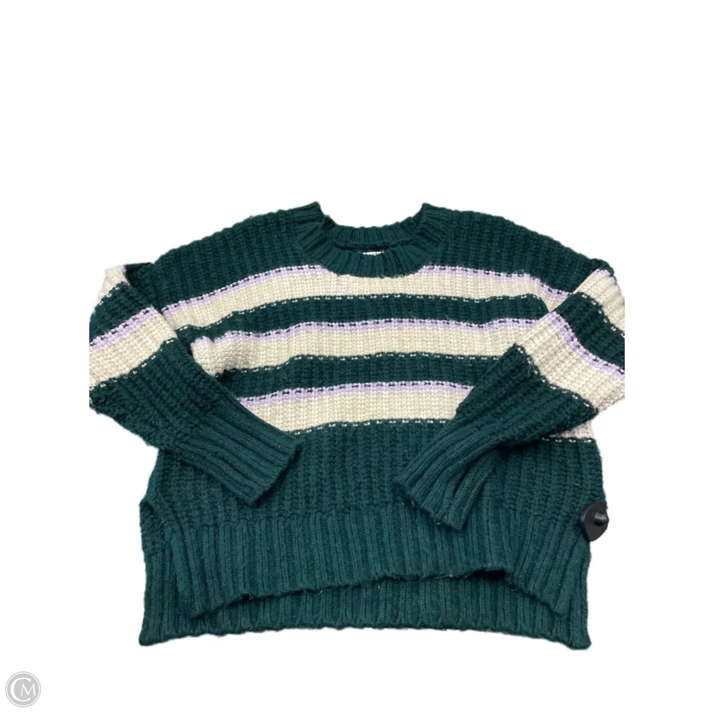 Sweater By Aerie In Green & Purple, Size: S