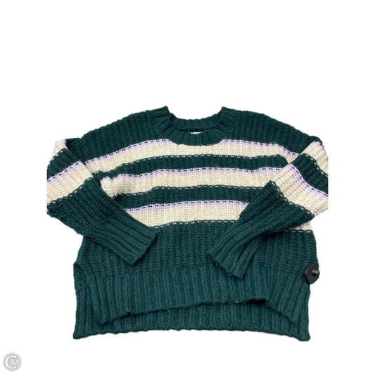 Sweater By Aerie In Green & Purple, Size: S