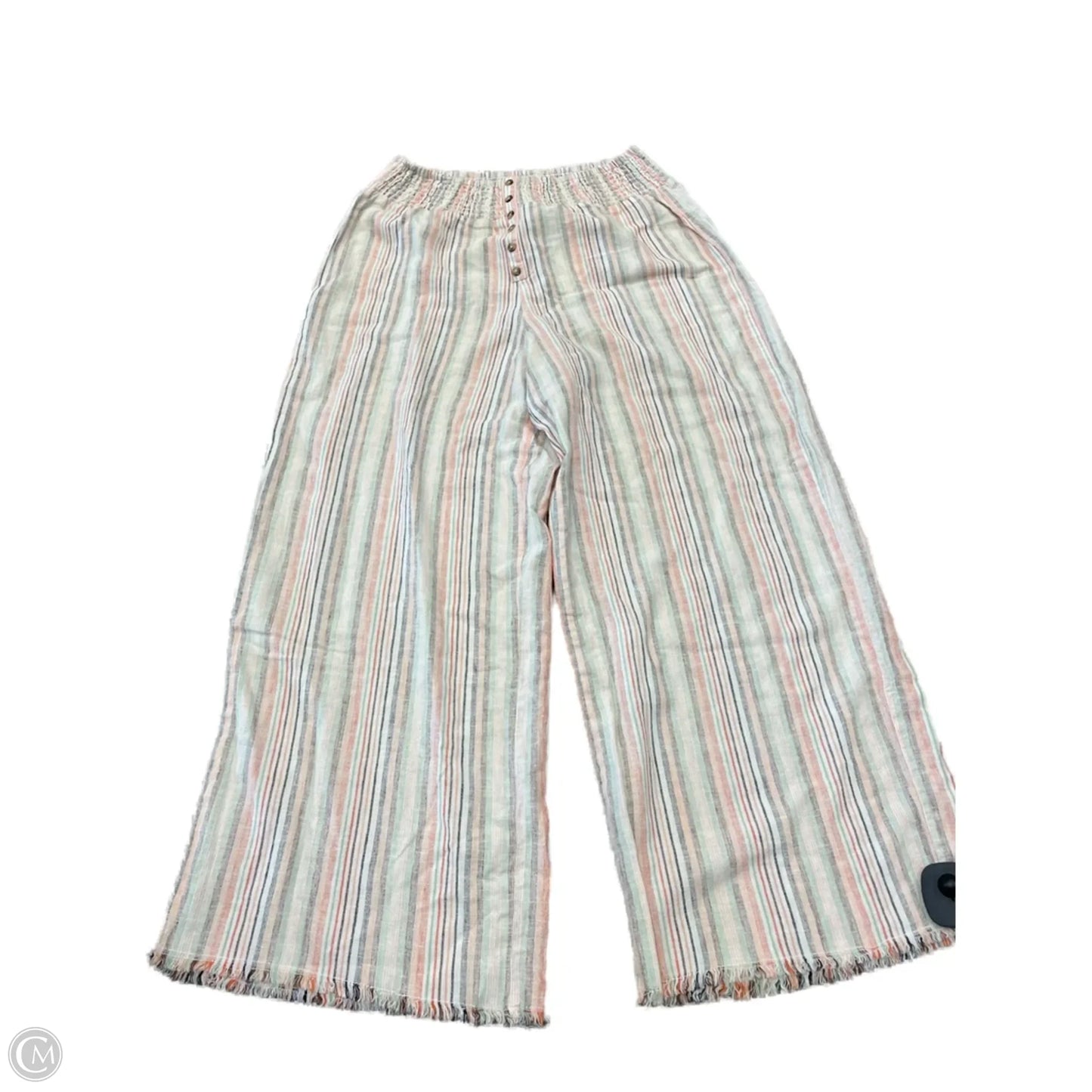 Pants Wide Leg By Cato In Striped Pattern, Size: S