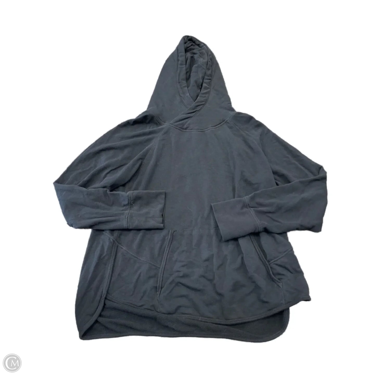 Sweatshirt Hoodie By Clothes Mentor In Black, Size: L