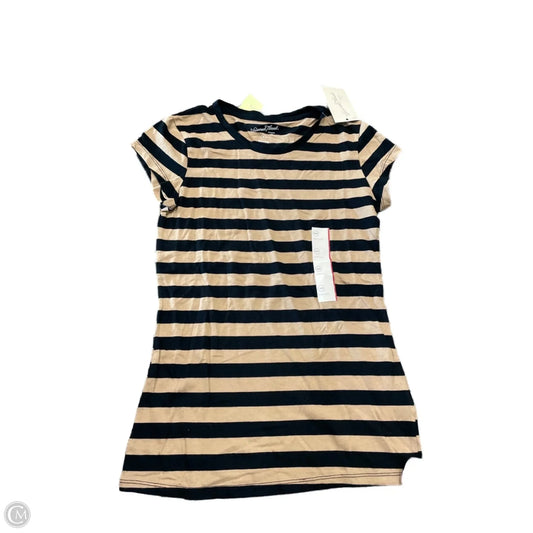 Top Short Sleeve By Universal Thread In Striped Pattern, Size: Xs