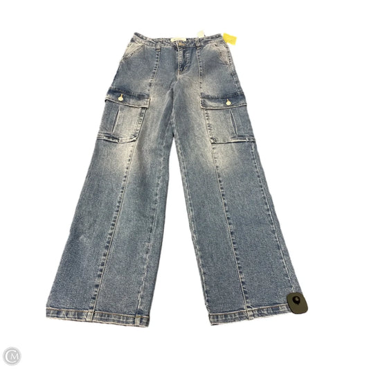 Jeans Wide Leg By Clothes Mentor In Blue, Size: 4