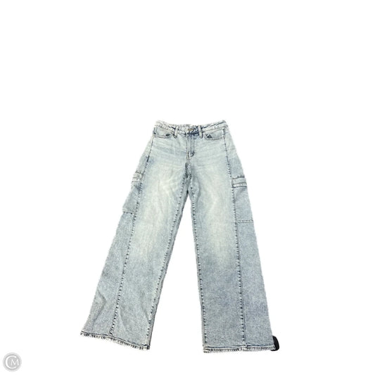 Jeans Wide Leg By So In Blue, Size: 4