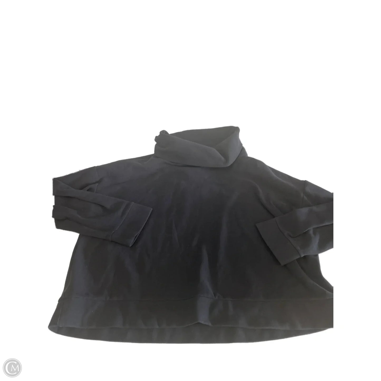 Sweatshirt Collar By Time And Tru In Black, Size: Xl