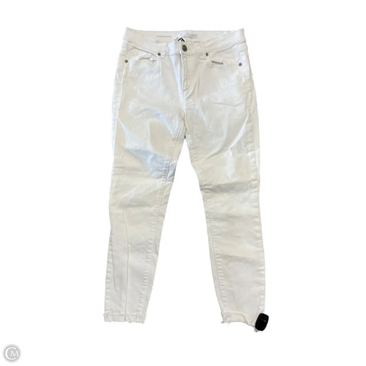 Jeans Skinny By Loft In White, Size: 6