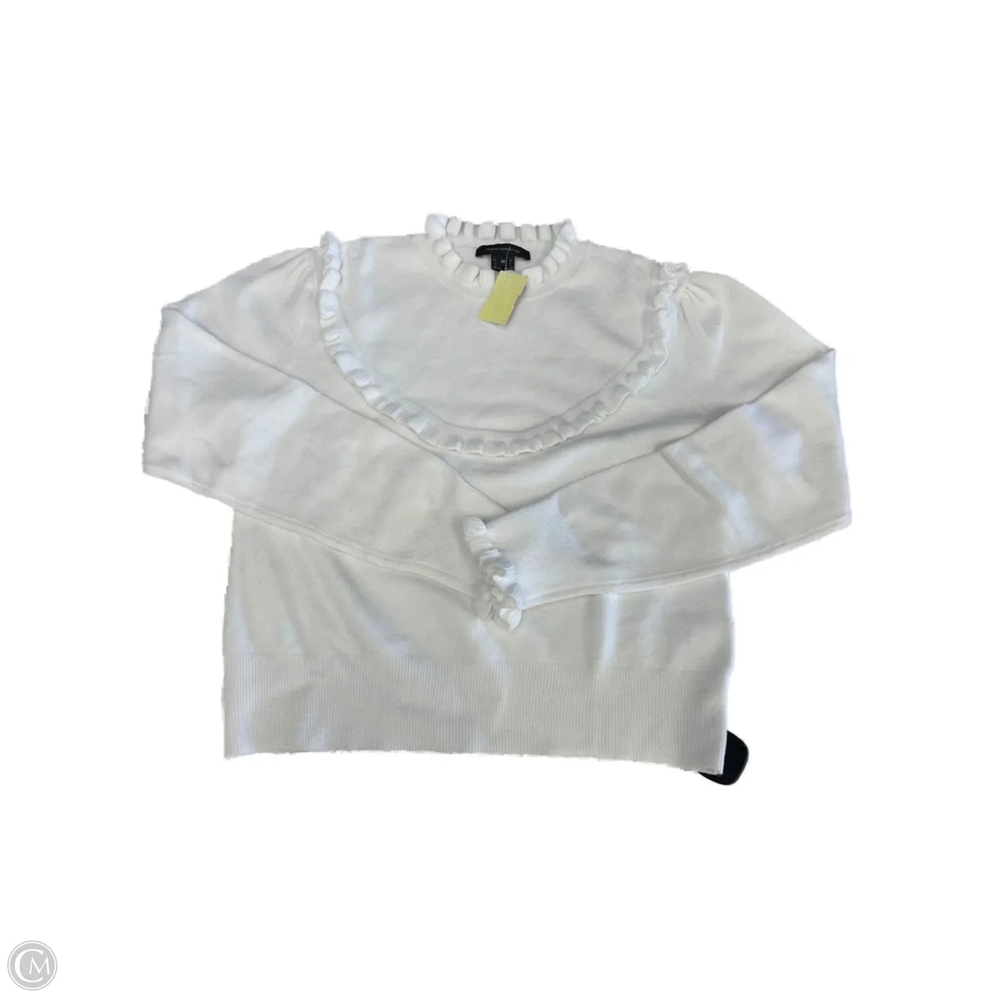 Sweater By French Connection In White, Size: M