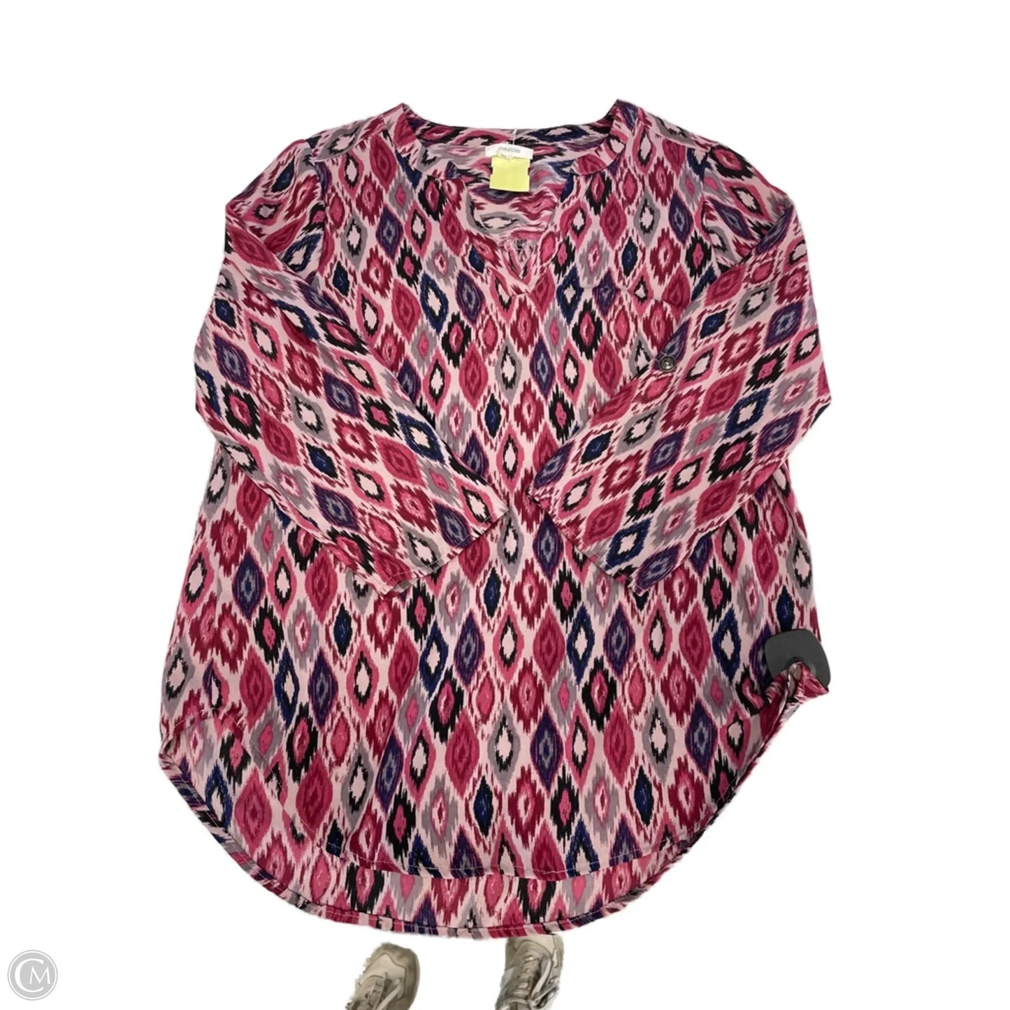 Top Long Sleeve By Maurices In Pink, Size: Xs