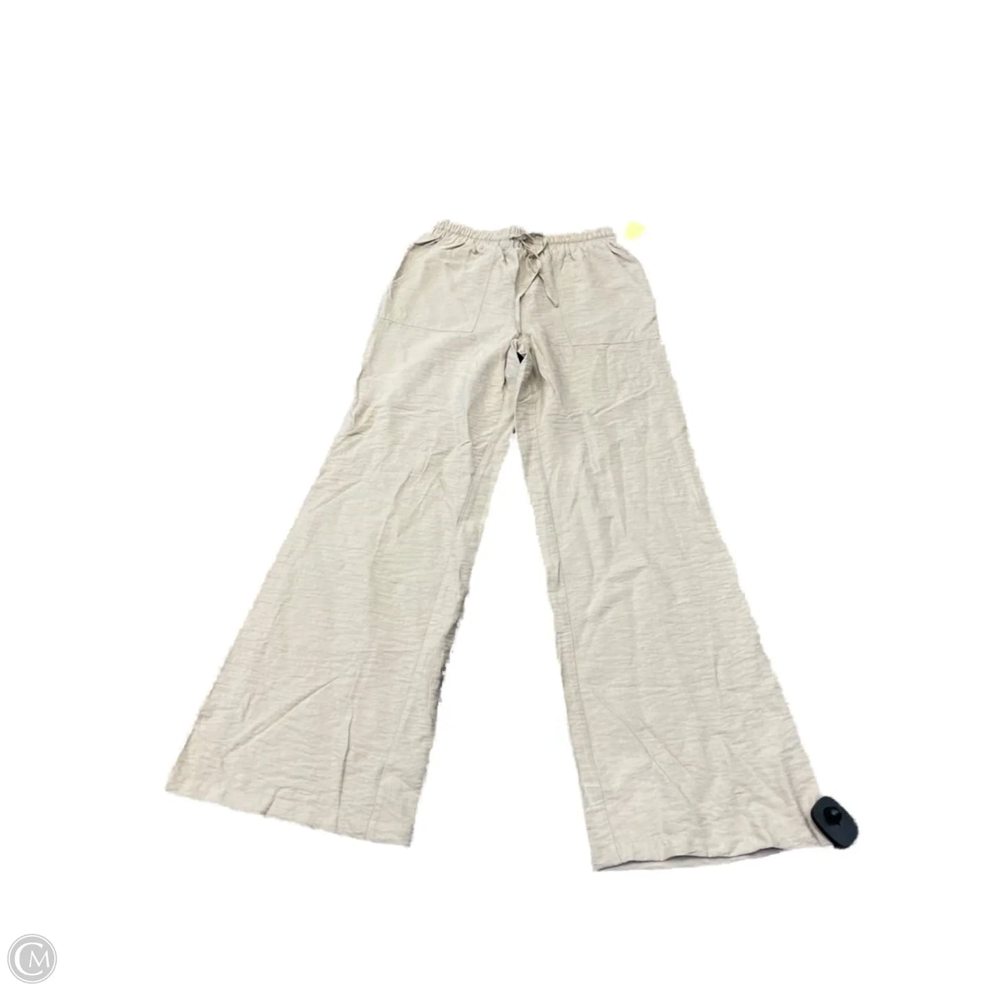 Pants Wide Leg By Clothes Mentor In Cream, Size: S