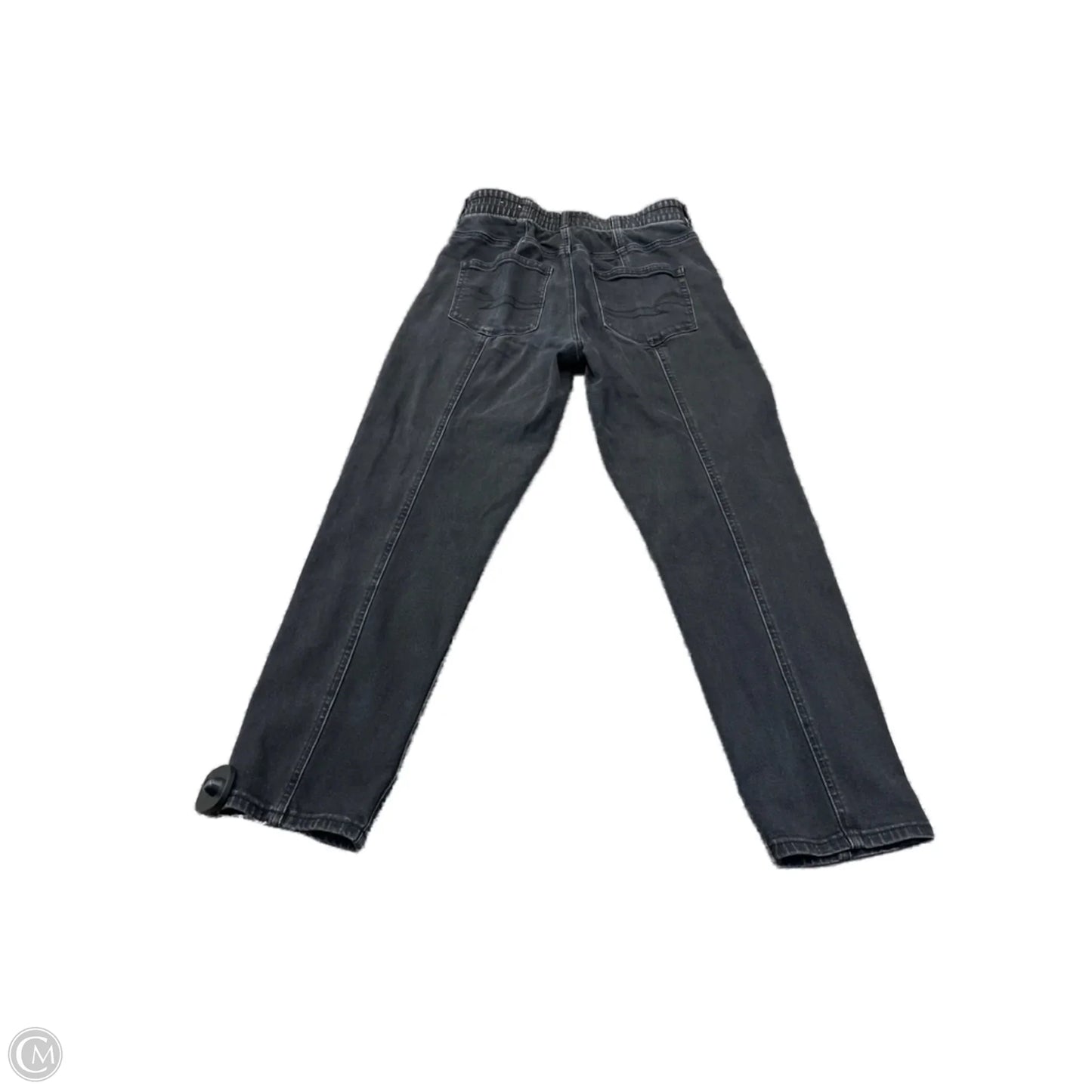 Jeans Boyfriend By American Eagle In Black, Size: 4