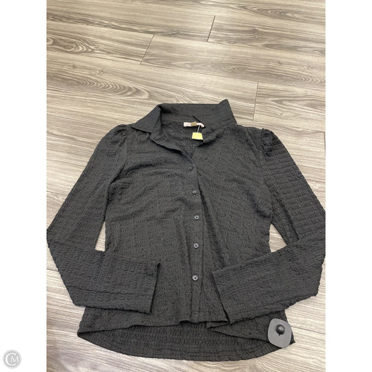 Top Long Sleeve By Philosophy In Black, Size: L