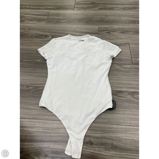 Bodysuit By Clothes Mentor In White, Size: L