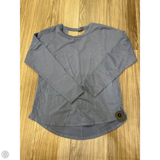 Athletic Top Long Sleeve Collar By All In Motion In Blue, Size: Xs