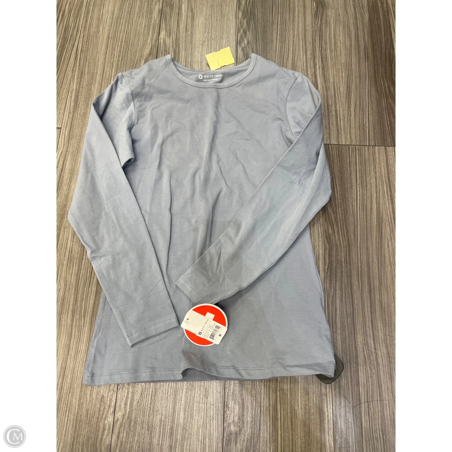 Top Long Sleeve By Clothes Mentor In Grey, Size: M