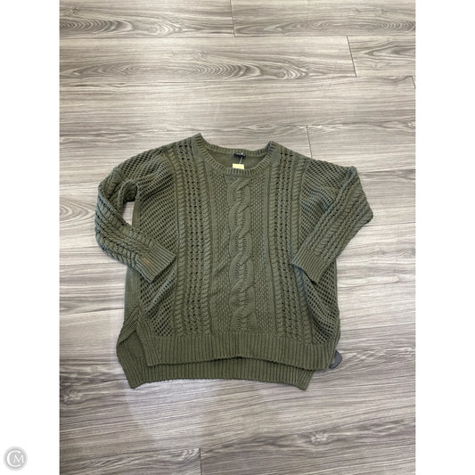 Sweater By Express In Green, Size: M