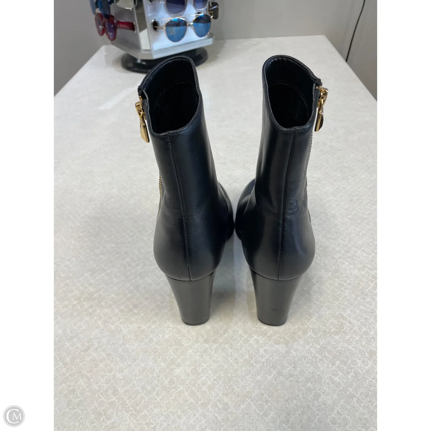 Boots Designer By Michael Kors In Black, Size: 8.5