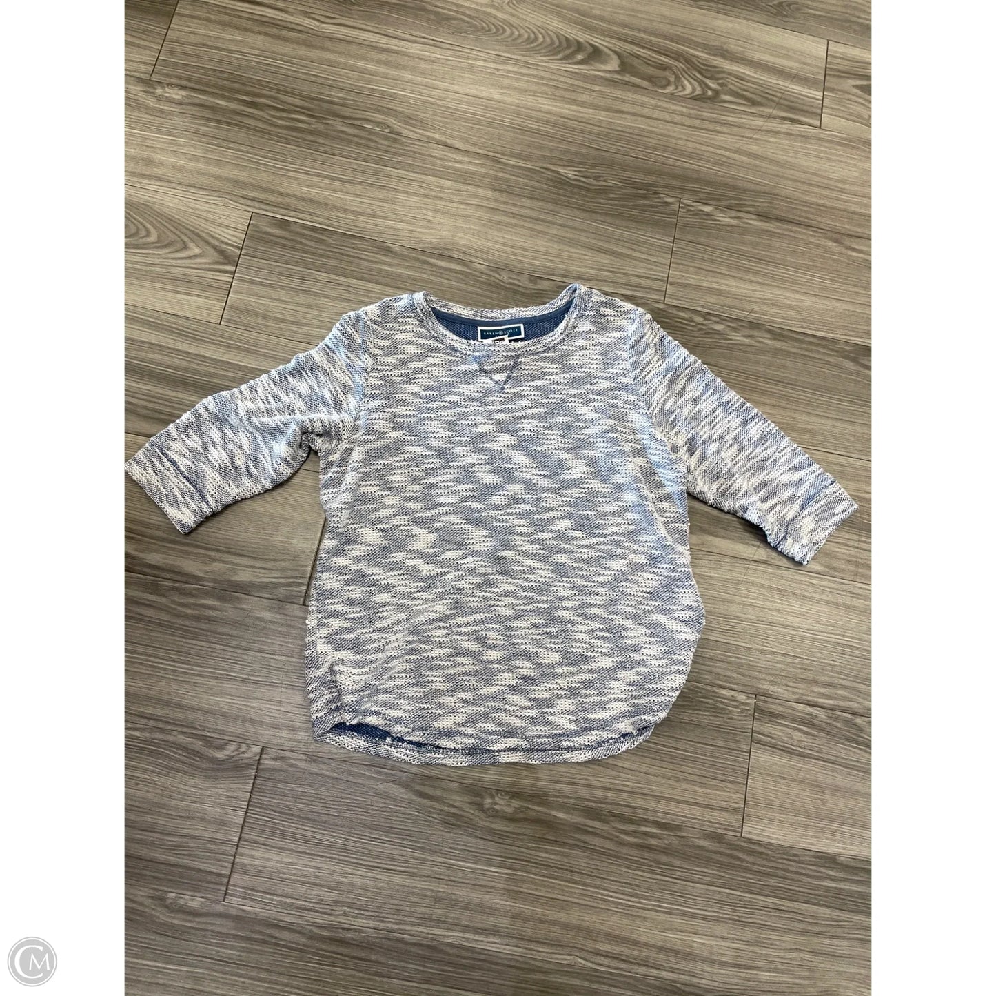 Top Long Sleeve By Karen Scott In Blue, Size: L