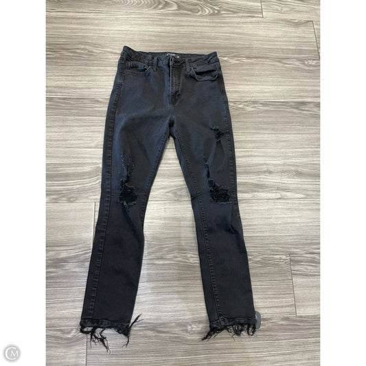 Jeans Boot Cut By Just Black In Black, Size: 6