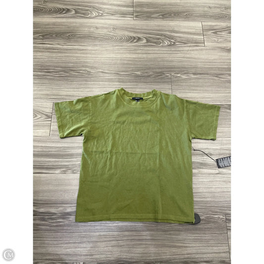 Top Short Sleeve By Forever 21 In Green, Size: S