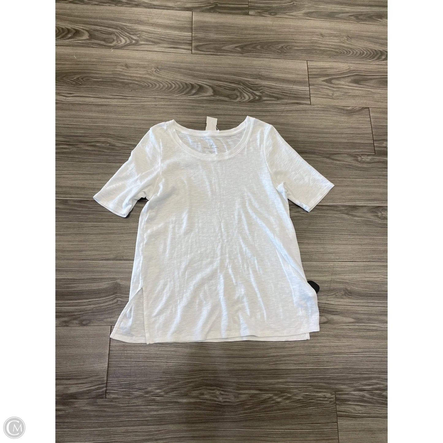 Top Short Sleeve By J. Jill In White, Size: M