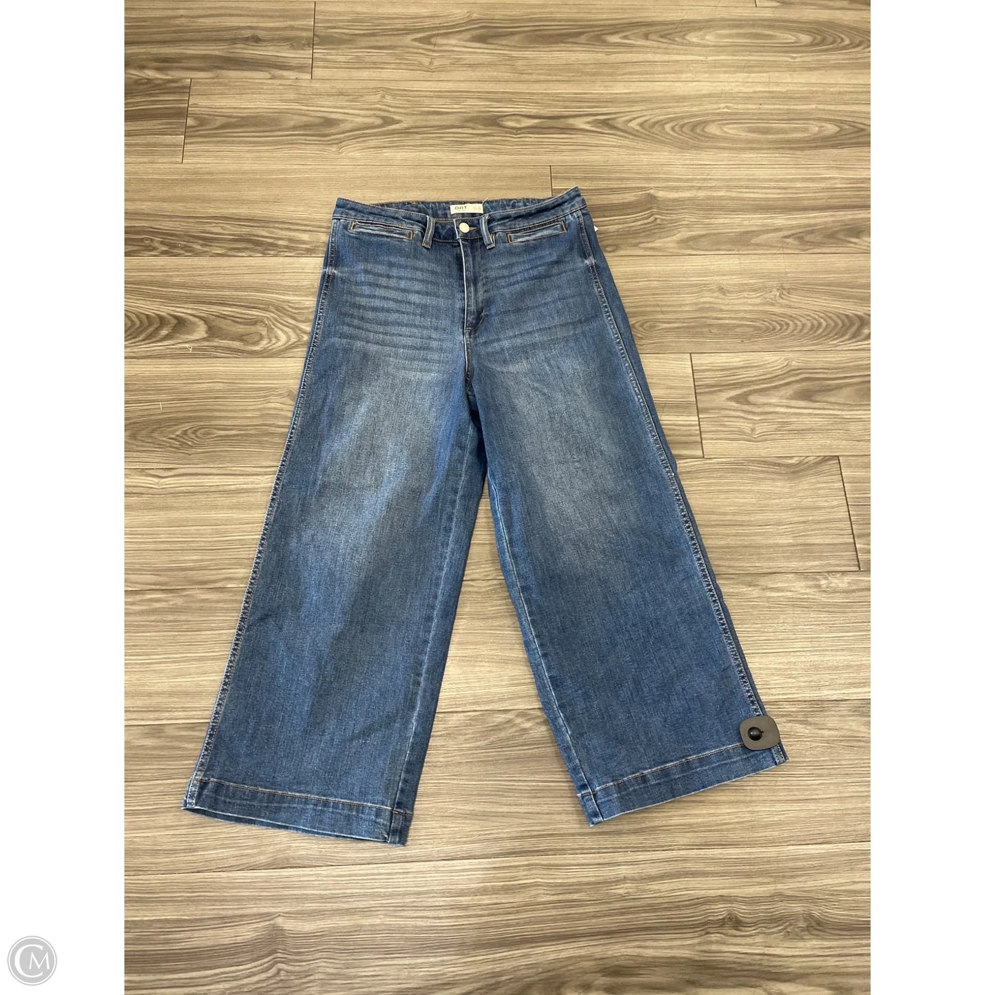 Jeans Wide Leg By Oat In Blue, Size: 10