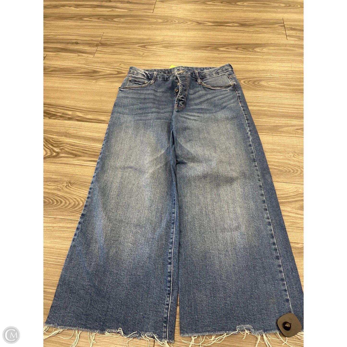 Jeans Wide Leg By Time And Tru In Blue, Size: 12