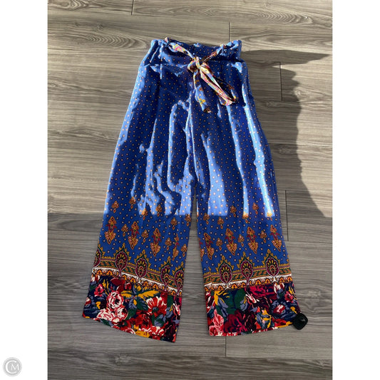 Pants Wide Leg By Anthropologie In Blue, Size: 4