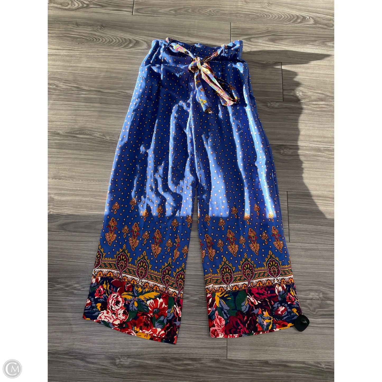 Pants Wide Leg By Anthropologie In Blue, Size: 4