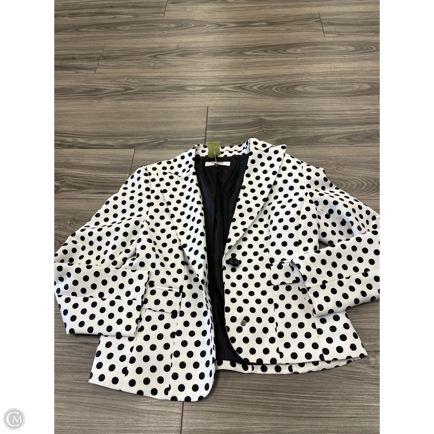 Blazer By Jones Studio In Polkadot Pattern, Size: 10p