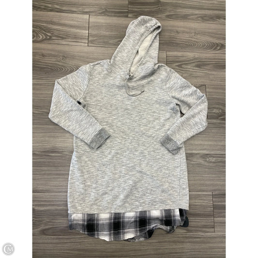 Sweatshirt Hoodie By Maurices In Grey, Size: L