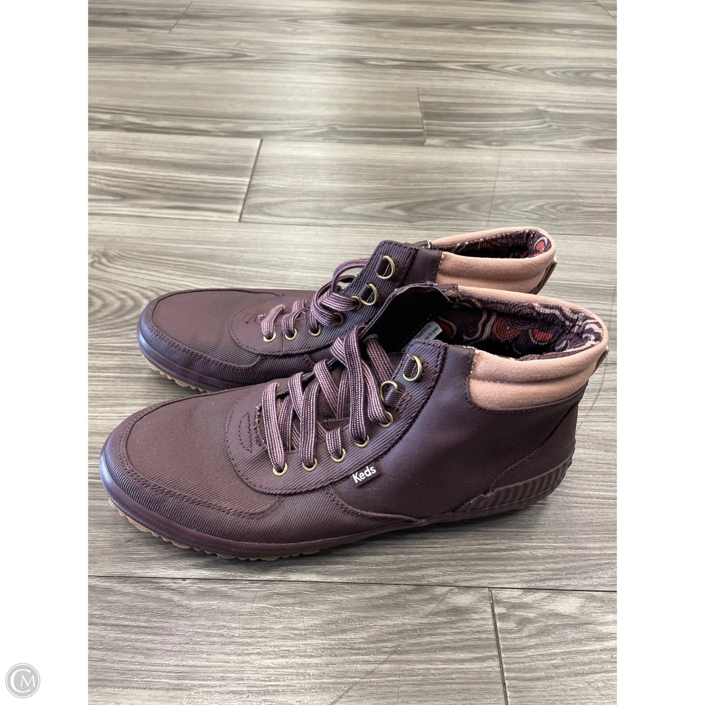 Boots Ankle Flats By Keds In Purple, Size: 10