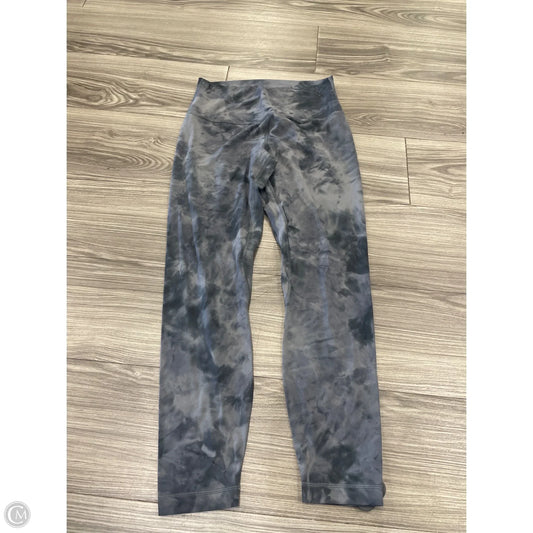 Athletic Leggings By Lululemon In Grey, Size: 8