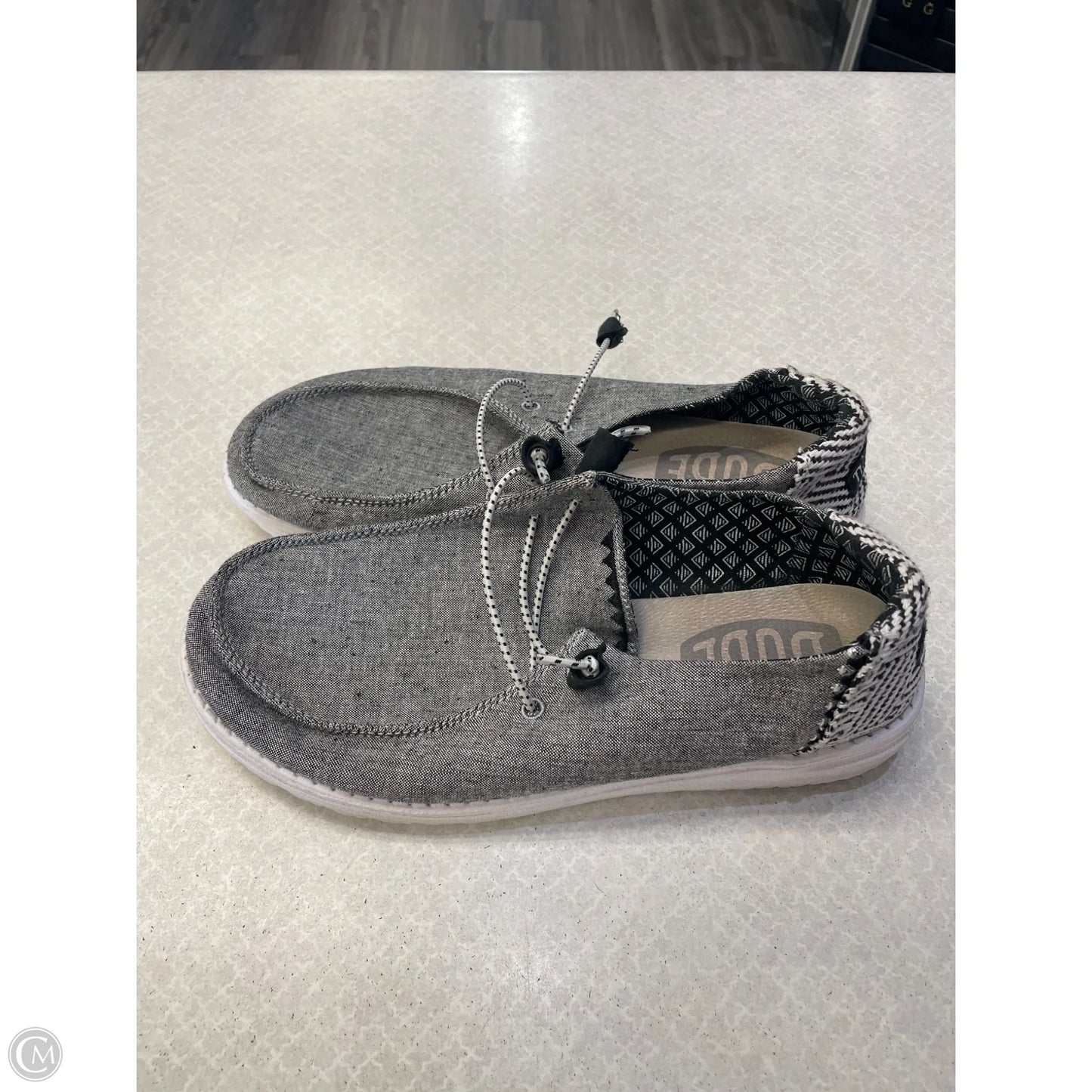 Shoes Sneakers By Hey Dude In Grey, Size: 8