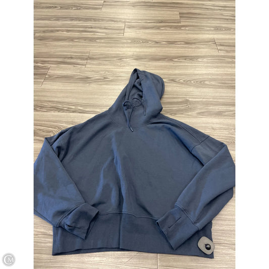 Athletic Sweatshirt Hoodie By Old Navy In Blue, Size: 2x