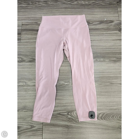 Athletic Leggings By Lululemon In Pink, Size: 12