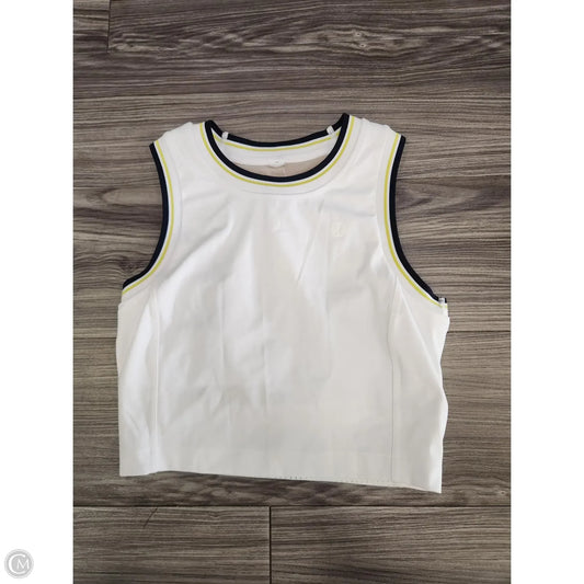 Athletic Tank Top By Lululemon In White, Size: 8